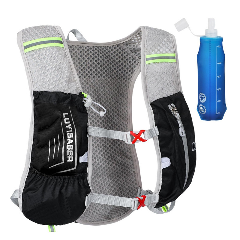 Gilet D’Hydratation Running MYCARBON – Léger, Réfléchissant Et Super Pratique Pour Courir, Randonner Ou Faire Du Vélo