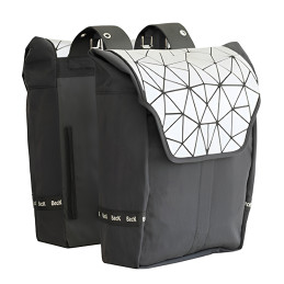 Sacoche vélo étanche et réfléchissante pour porte-bagage
