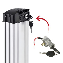 Serrure pour batterie de vélo électrique