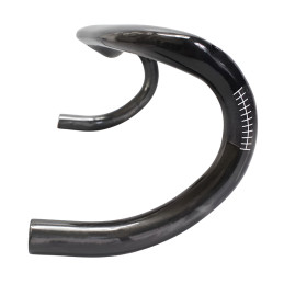 T-ONE-Guidon de vélo de route entièrement en fibre de carbone, câble interne intégré, pièces de cyclisme avec entretoises  18