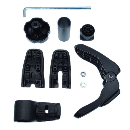 Porte-vélo PERUZZO Uni – Fixation MTB Par Pince Manivelle – Pour Barres De Toit – Neuf