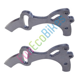 Pattes arrières basculantes acier à souder pour cadre vélo