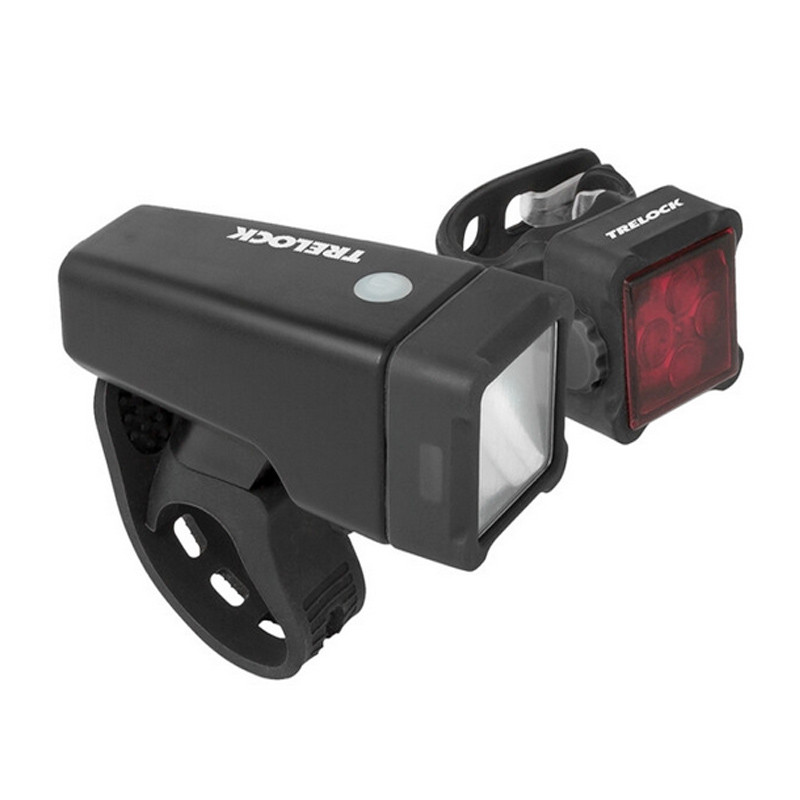 Kit éclairage LS270 + LS260 Squarline set rechargeable Trelock