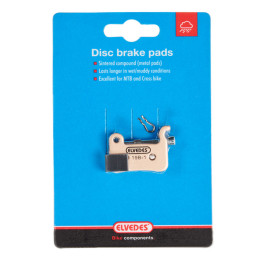 Elvedes Plaquettes frein à disque 6859-S Shimano XTR / XT04LX / Saint / H fritté