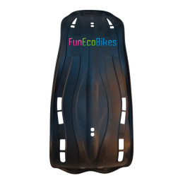 Siège en fibre résine pour vélo couché - Noir