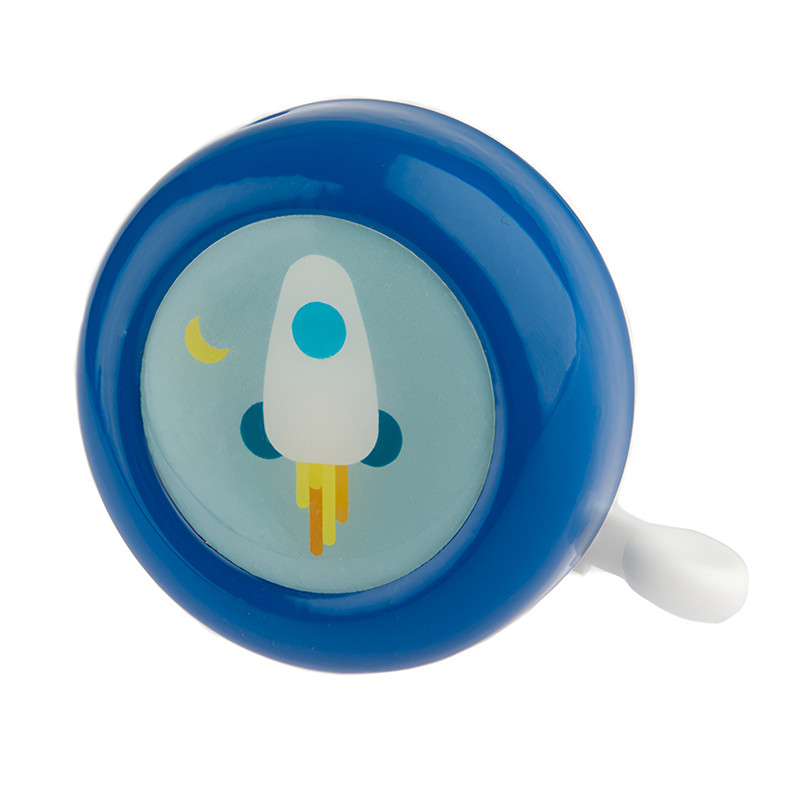 Sonnette de vélo enfant Rocket Bleu Pexkids
