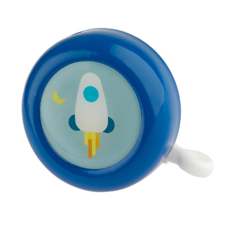 Sonnette de vélo enfant Rocket Bleu Pexkids
