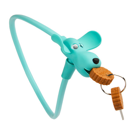 Antivol vélo enfant Cyan Flappie Silicone - PexKids