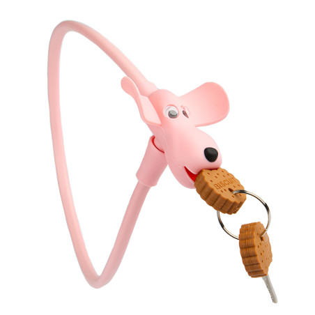 Anitvol à câble PexKids en silicone Flappie Rose