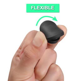 Embout de cintre VTT noir - Par 10