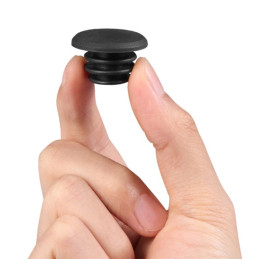 Embout de cintre VTT noir - Par 10