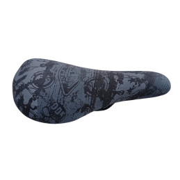 Selle vélo enfant avec chariot de selle acier noir