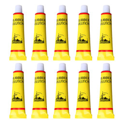 Lot de 10 TUBES de COLLE PROFESSIONNEL pour RUSTINE