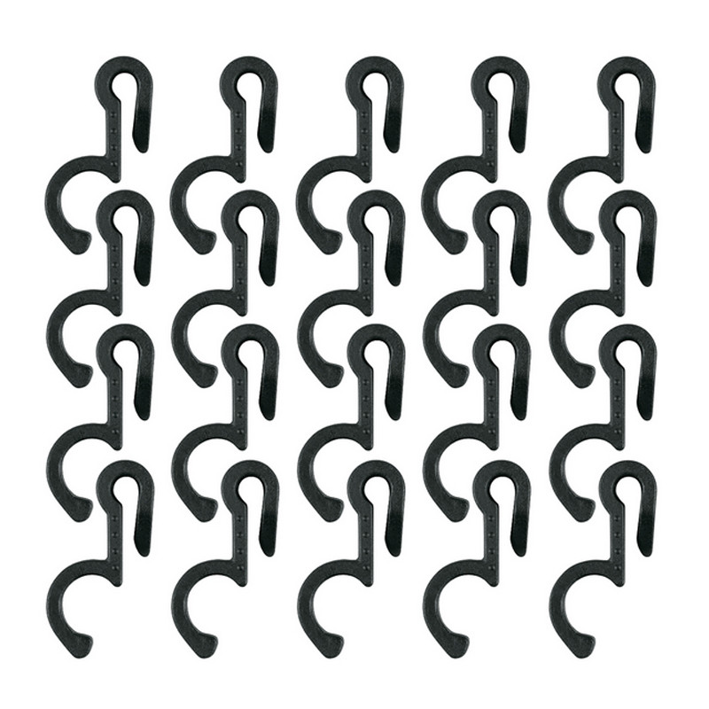 Clips pour guidage des câbles sur garde-boue vélo - Par 20