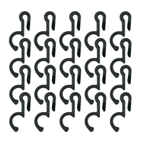 Clips pour guidage des câbles sur garde-boue vélo - Par 20