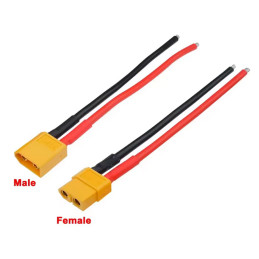 Paire XT60 XT60H Connecteur Mâle Femelle avec câble 2 brins