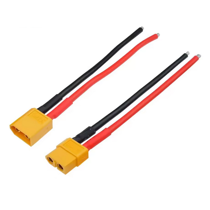 Connecteurs Mâle Femelle avec câble 2 brins - Paire XT60 XT60H