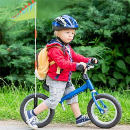 Drapeau de sécurité vélo en forme de Queue de Dinosaure