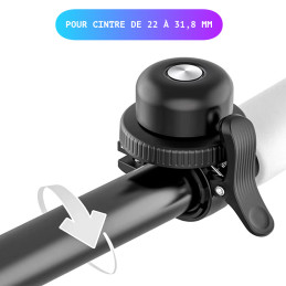 AirBell Sonnette de vélo avec puce de localisation