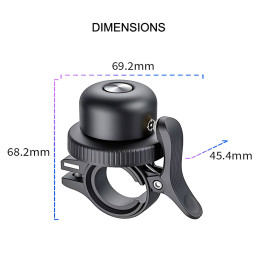 AirBell Sonnette de vélo avec puce de localisation