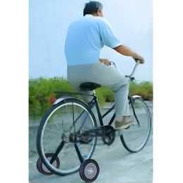 Petites roues stabilisatrices vélo enfant et adulte de 20 à 26 pocues