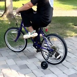 Petites roues stabilisatrices vélo enfant et adulte de 20 à 26 pocues