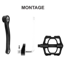 Adaptateur convertisseur de pédales pour vélo