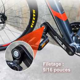 Adaptateur convertisseur de pédales pour vélo
