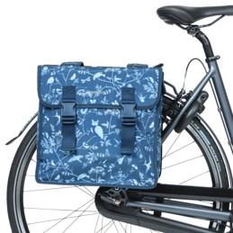 Sacoche vélo double 35 L Wanderlust Bleu indigo Basil