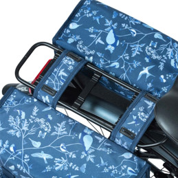 Sacoche vélo double 35 L Wanderlust Bleu indigo Basil