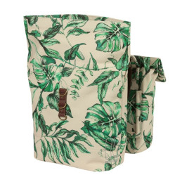 Sacoche vélo double pour porte bagages BASIL EVERGREEN 28/38L