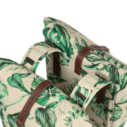 Sacoche vélo double pour porte bagages BASIL EVERGREEN 28/38L