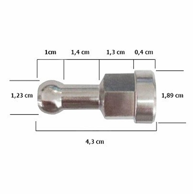 Adaptateur D'essieu Pour Remorque Vélo - Universel Axe Plein 3/8" - En Acier Inox 304 - Prolonge Distance Attelage
