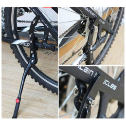 MEXITAL Béquille latérale pour vélo Béquille de Vélo en Aluminium