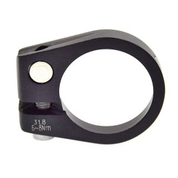 Collier de selle avec serrage-rapide alu noir - Suisse