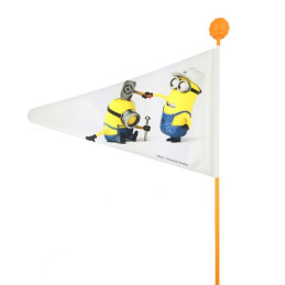 Accessoires Velo Fanion De Sécurité Vélo 160cm Réfléchissant - Enfant, Réglable, 2 Drapeaux 5 Mâts Drapeau Velo