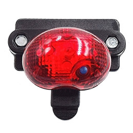 Feu arrière à piles à fixer sur panier de vélo