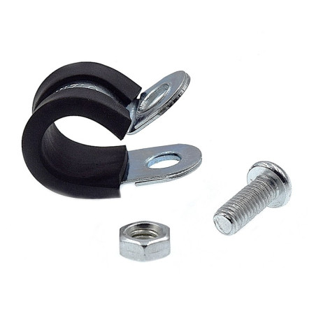 10 Colliers De Porte-bagage Alu Noir – Diamètre 20mm – Neuf – Pour Vélo